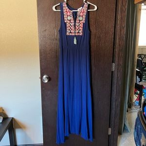 Maxi full length dress